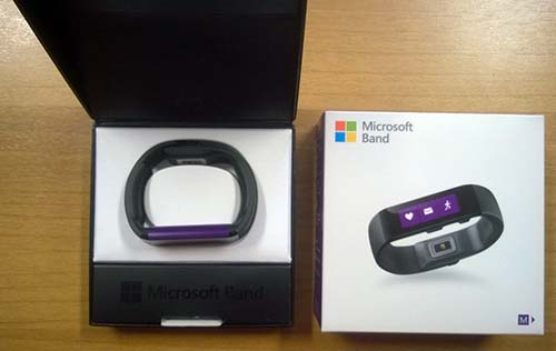 microsoft band unboxing