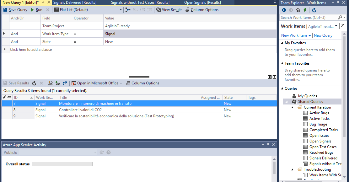agileiot process template query