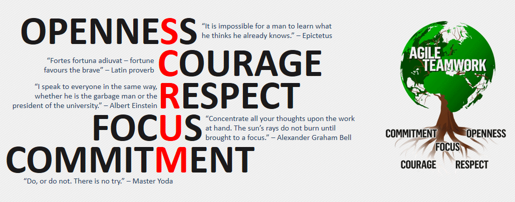 scrum 5 values