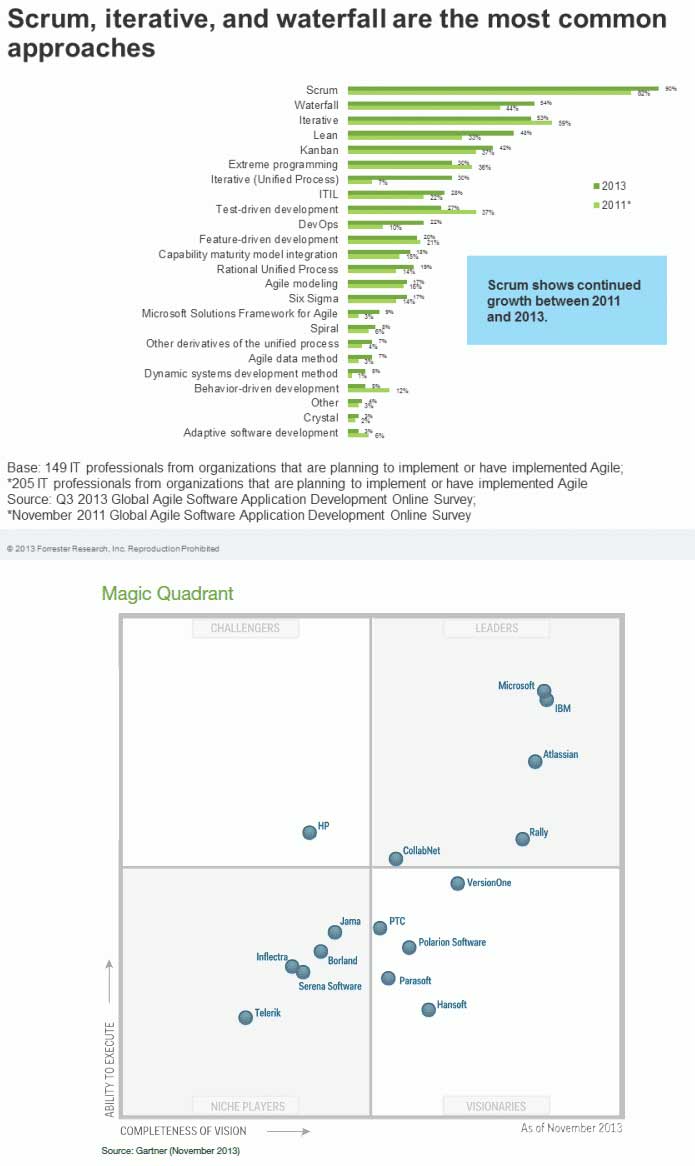 scrum tfs market adoptions 2013