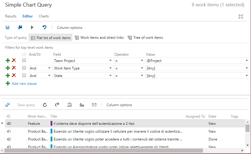 vso chart 2 simple chart query