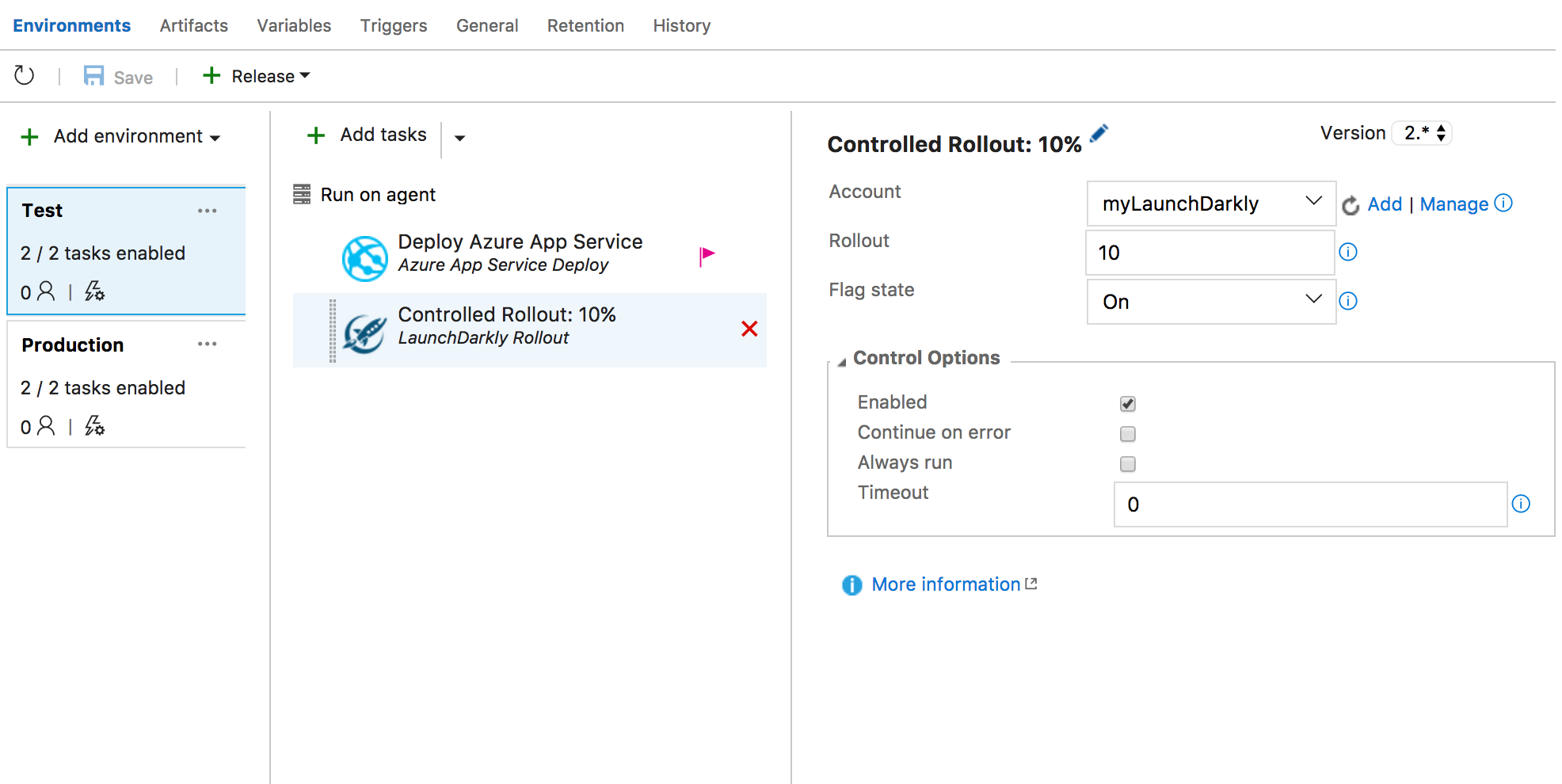 extension launch darkly 3 rollout