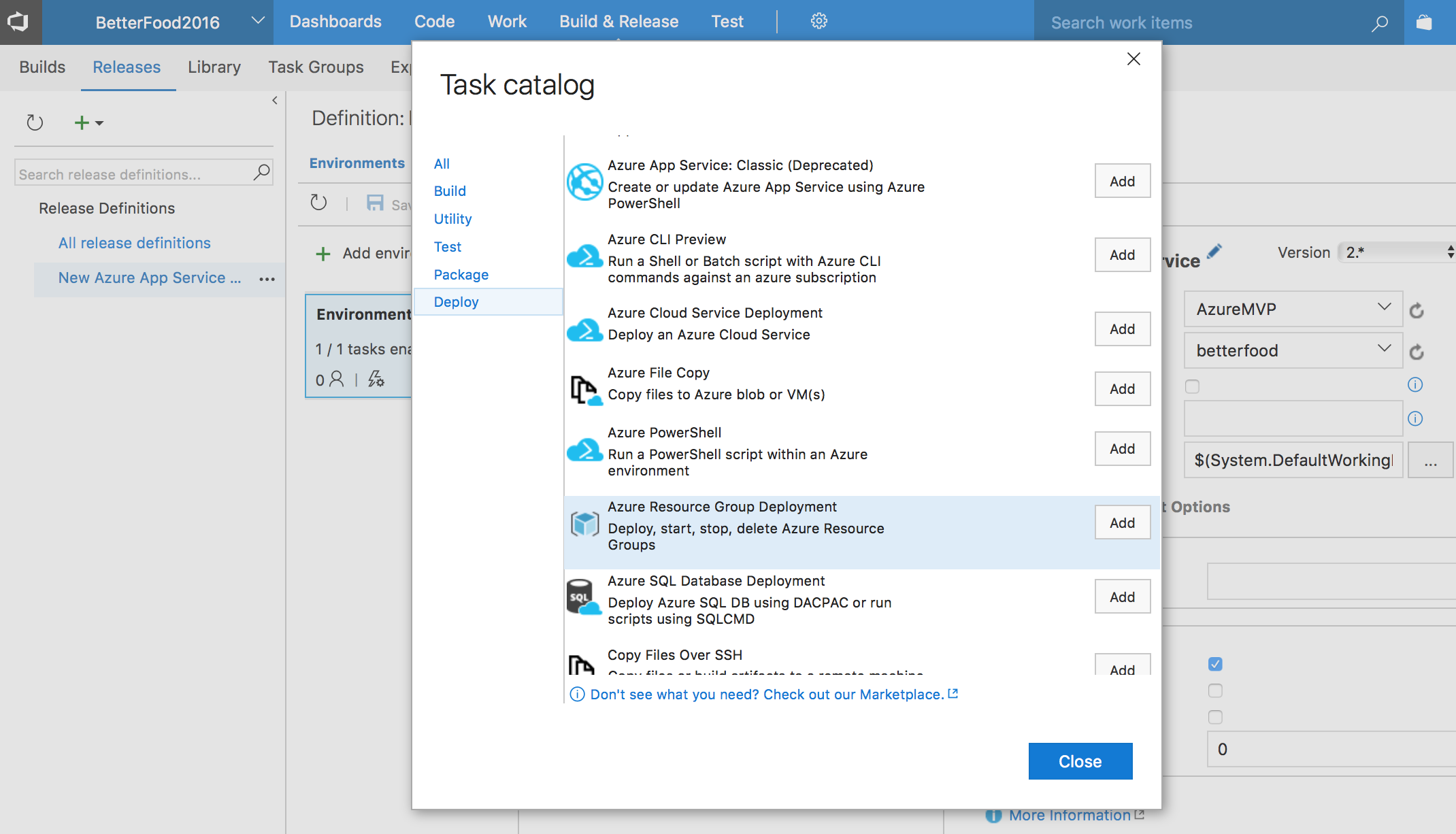 vsts arm task